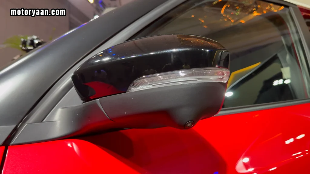 2026 Tata Punch Facelift ORVM with integrated 360-degree camera