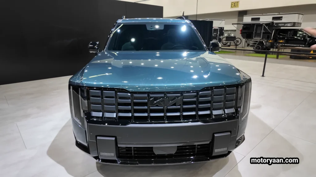 2027 Kia Telluride SX-Prestige Hybrid front profile exterior view