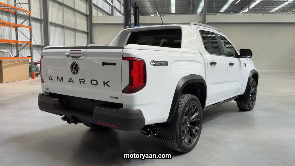 Volkswagen Amarok W600 Walkinshaw side and rear profile showing wide rear arches