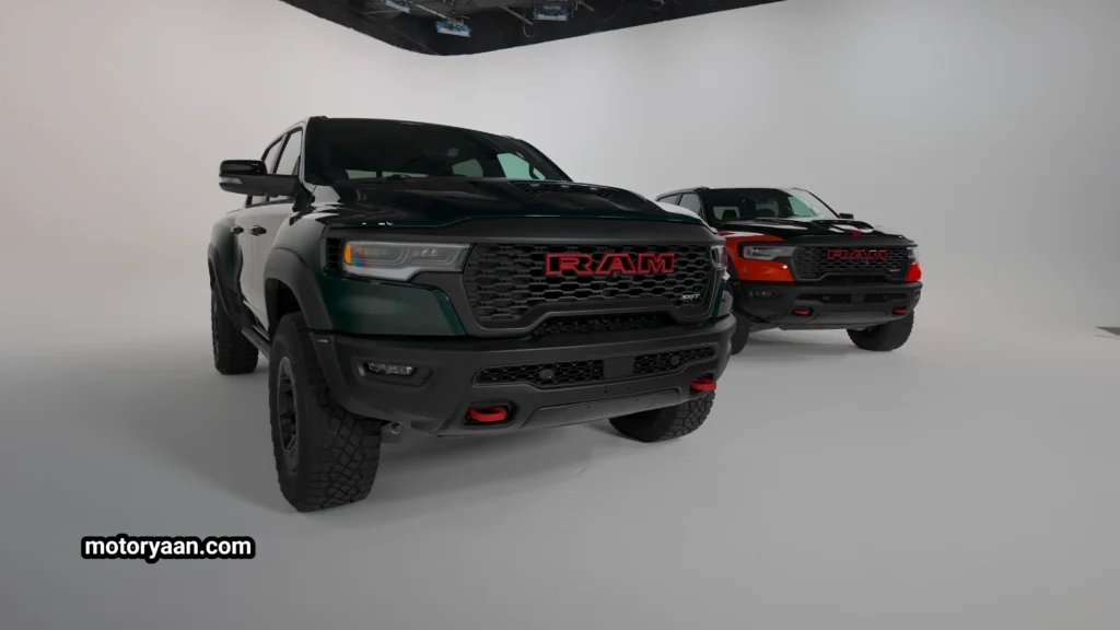 2027 Ram 1500 SRT TRX Officially Revealed green and Bloodshot Night Edition color options