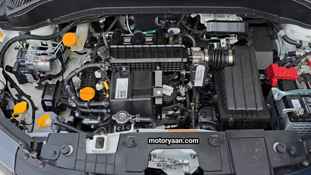 Engine bay of Tata Punch Smart CNG 2026 Variant with 1.2-litre petrol engine