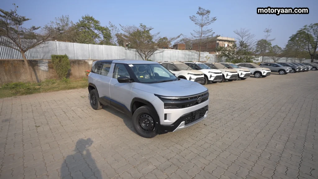 Front and Side Profile of 2026 Tata Sierra Smart Plus Base Variant