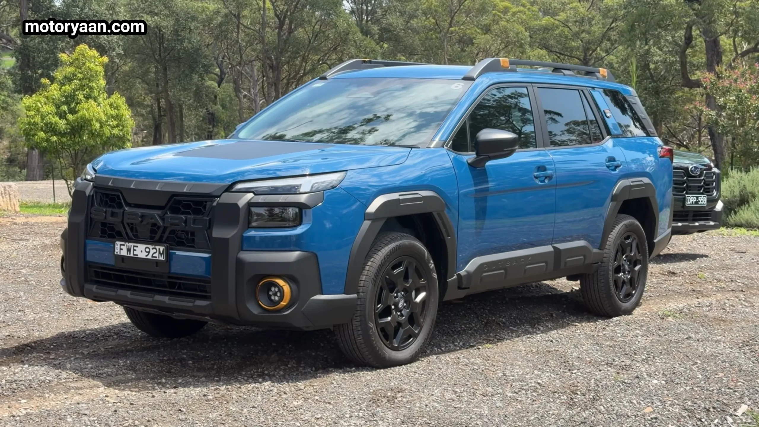 2026 Subaru Outback Wilderness front three quarter profile showcasing SUV inspired wagon design