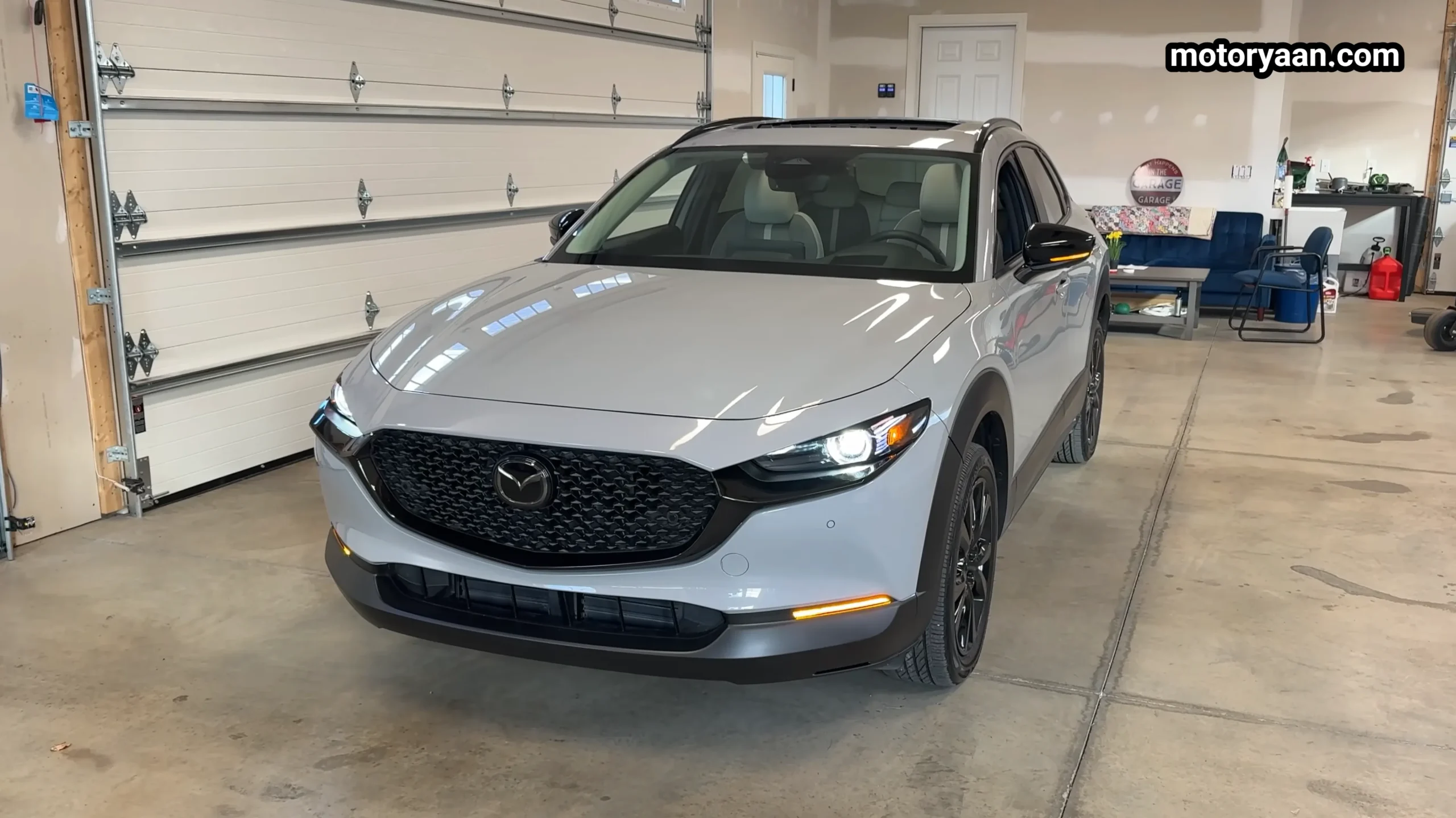 Front fascia of the 2026 Mazda CX30 Air Edition with signature grille and LED headlights