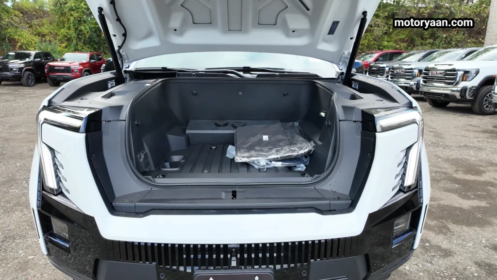 2026 GMC Sierra EV Elevation front boot storage
