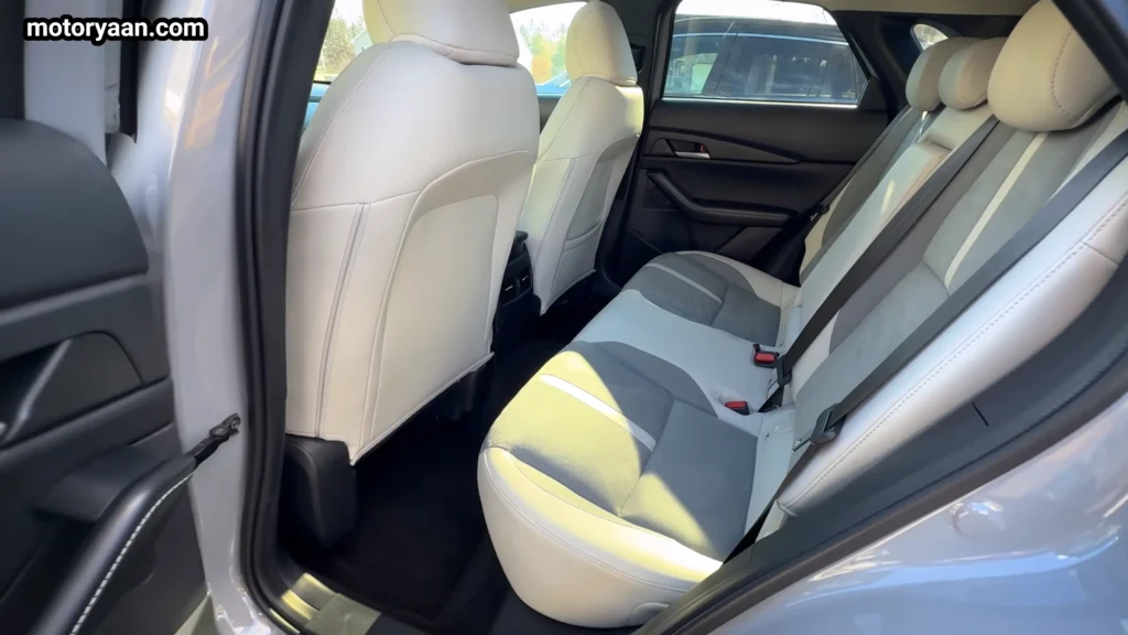 2026 Mazda CX30 Turbo rear seat second row interior
