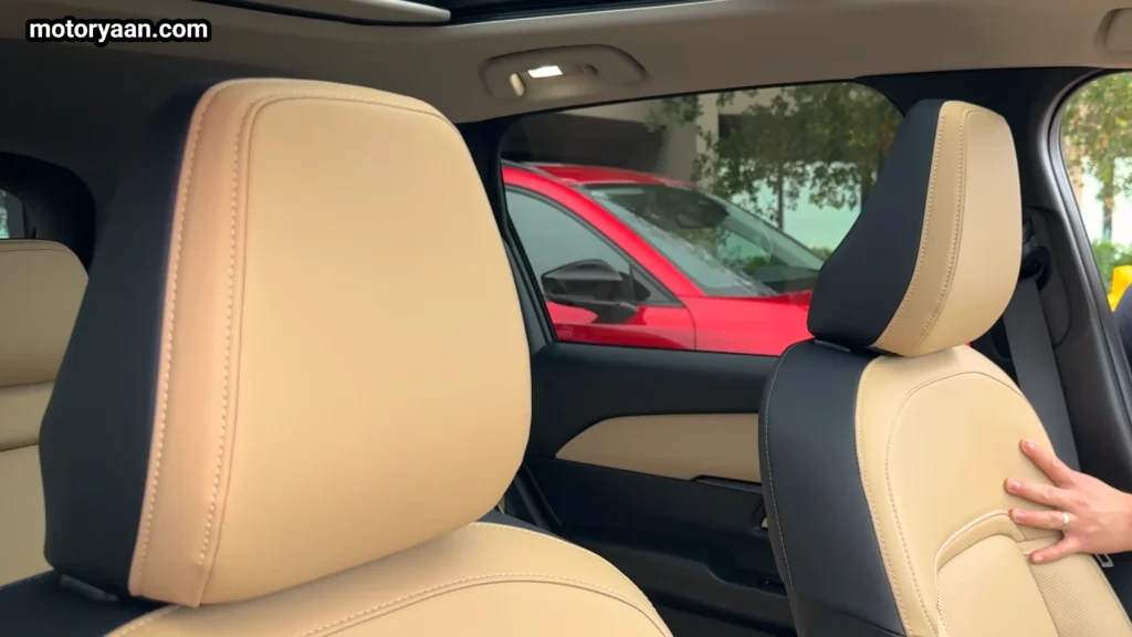 front leather seat inside the 2026 Mazda CX 5