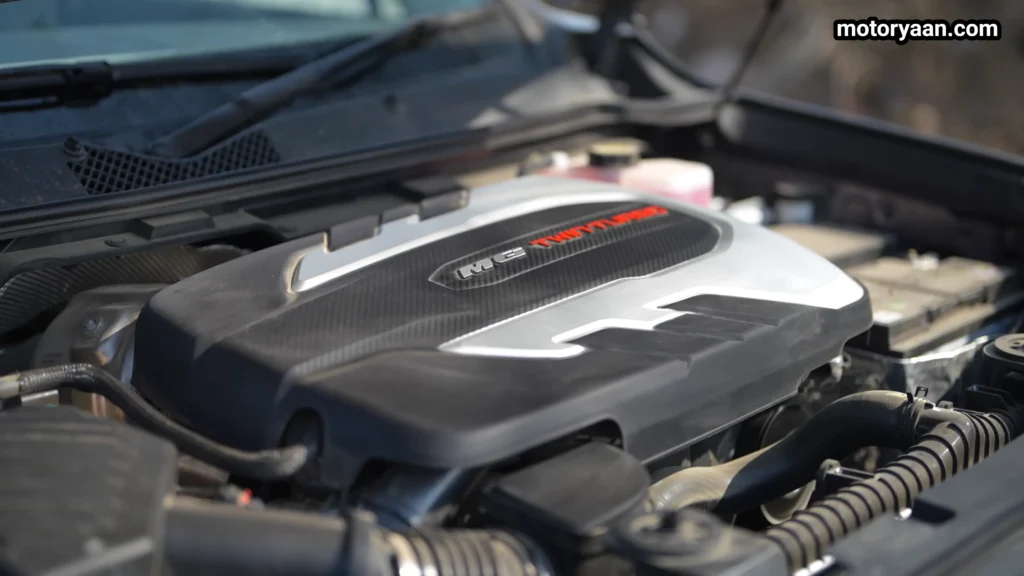 MG Majestor twin turbo diesel engine bay