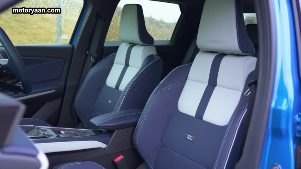 Alpine A290 front sport seats