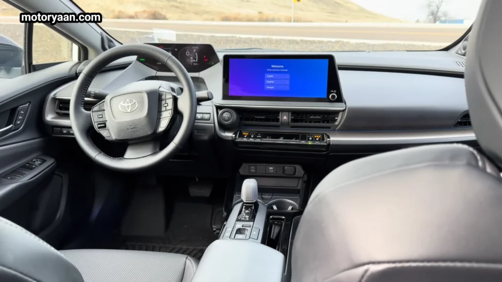 2026 Toyota Prius Limited AWD full dashboard and infotainment system