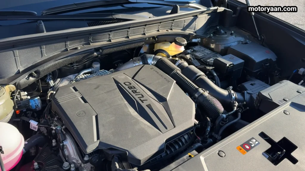 2026 Hyundai Santa Fe XRT 2.5 liter turbocharged engine bay