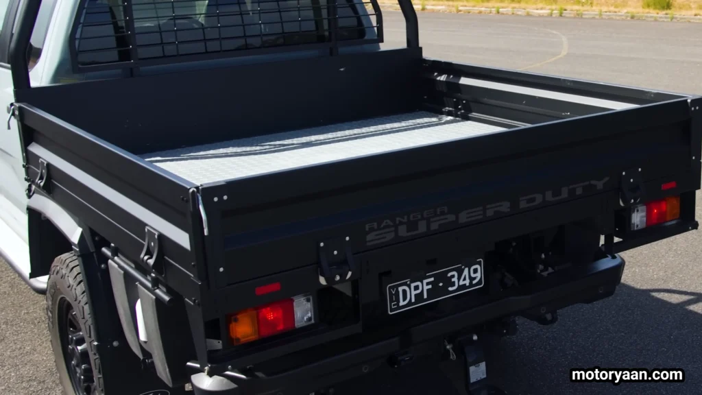 2026 Ford Ranger Super Duty open cargo bed view
