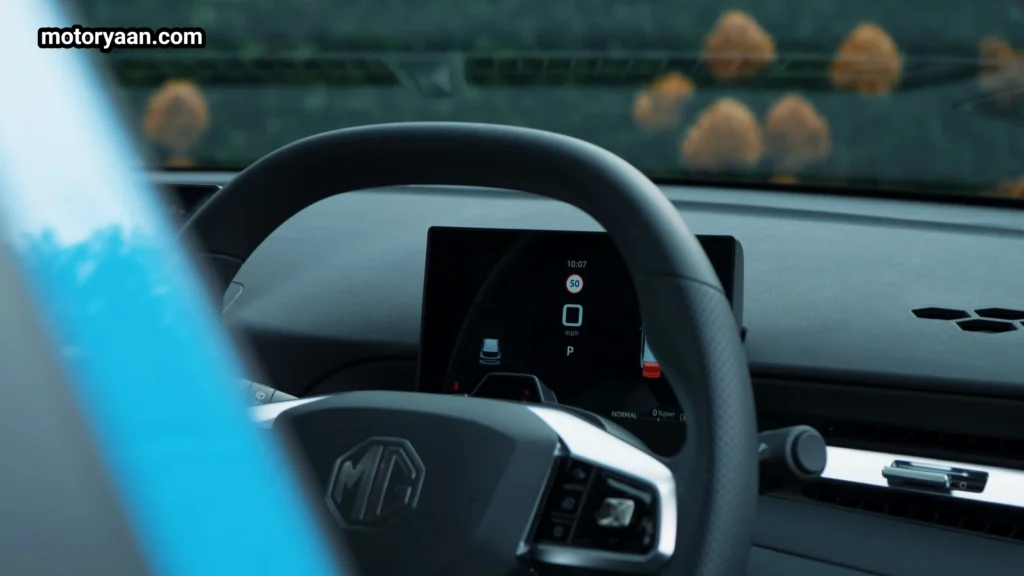 MG4 Urban digital instrument cluster display