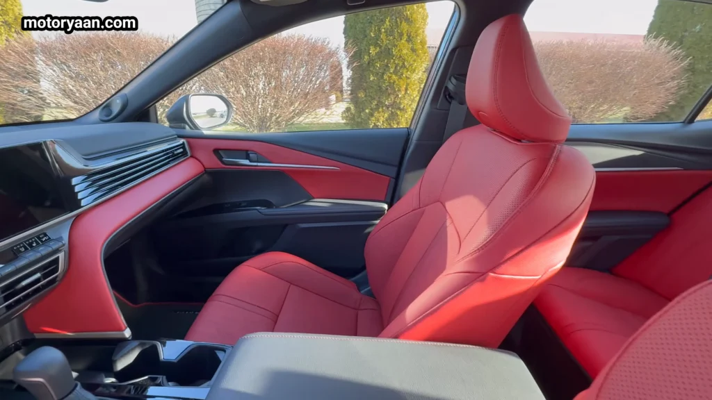 2026 Toyota Camry Hybrid front seats with SofTex upholstery