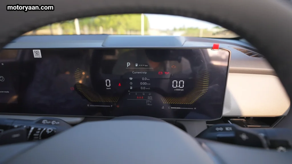 Kia Seltos digital instrument cluster