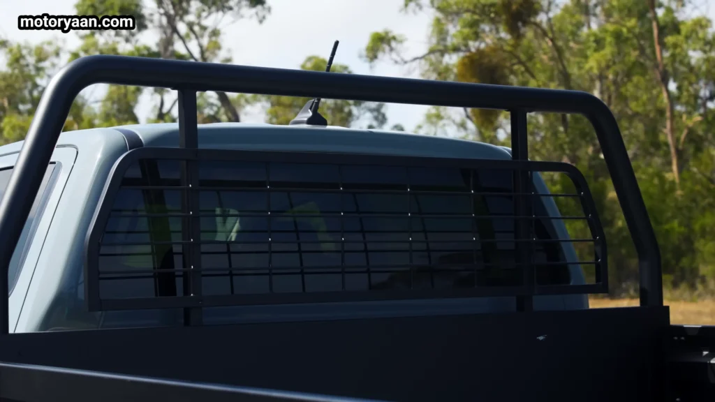 2026 Ford Ranger Super Duty sports bar behind rear cabin