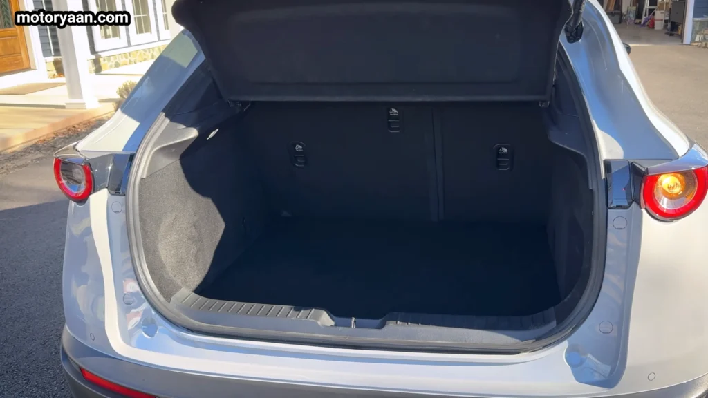 2026 Mazda CX30 Turbo boot space cargo area