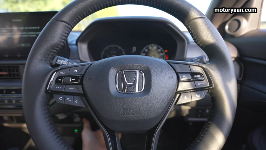 Honda Elevate Adventure Edition steering mounted controls