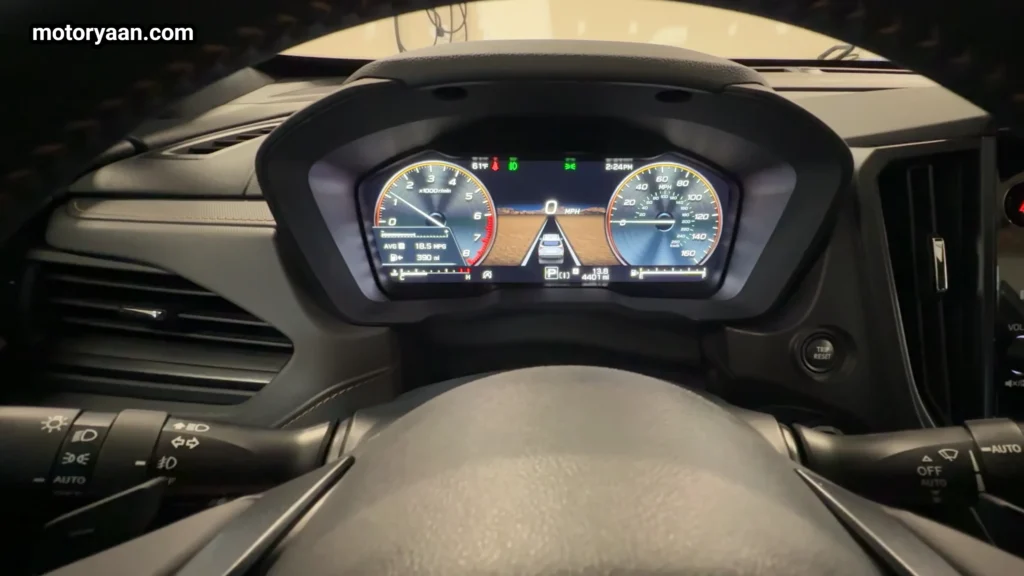 2026 Subaru Forester Wilderness 12.3 inch digital instrument cluster display