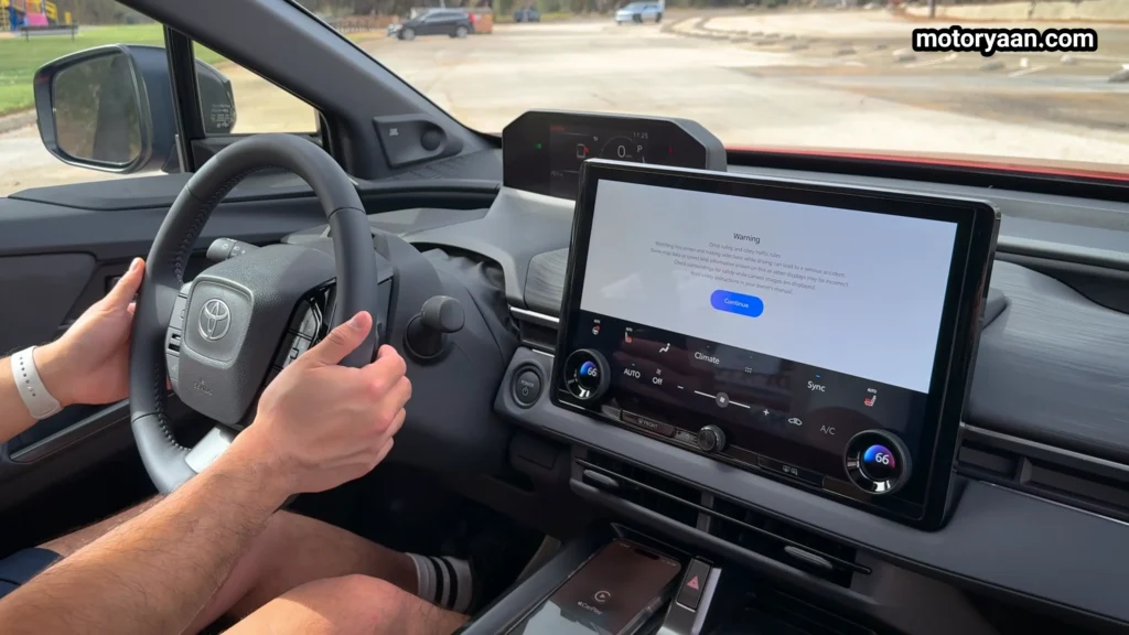 2026 Toyota CHR XSE steering wheel digital instrument cluster and dashboard layout