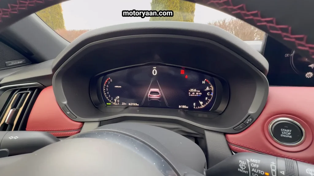 2026 Mazda CX 70 digital instrument cluster