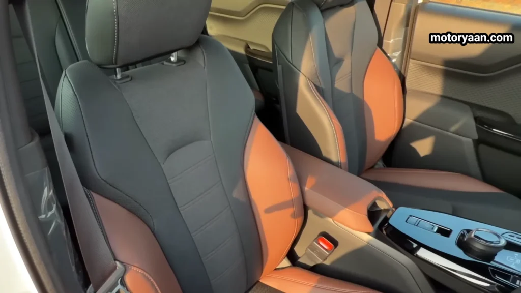 Toyota Urban Cruiser EVella front seat view