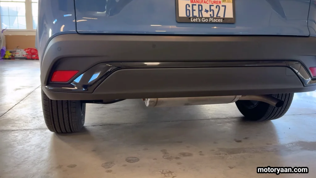 Rear bumper of 2026 Toyota Corolla Cross Hybrid XSE