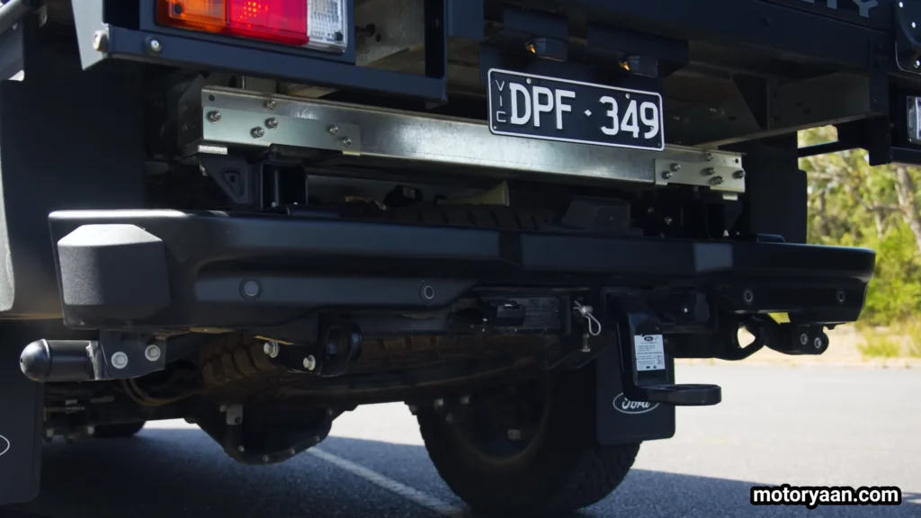 2026 Ford Ranger Super Duty rear bumper with tow hitch