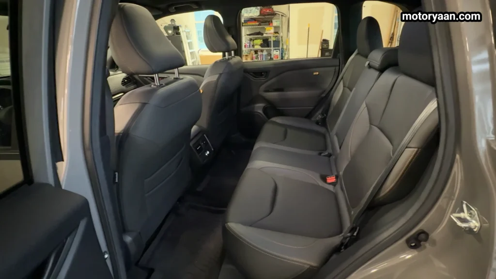 2026 Subaru Forester Wilderness second row seats with spacious legroom