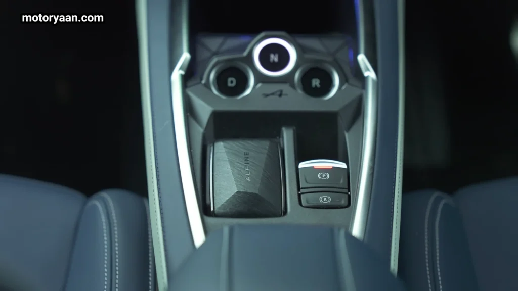 Alpine A290 center console and drive selector