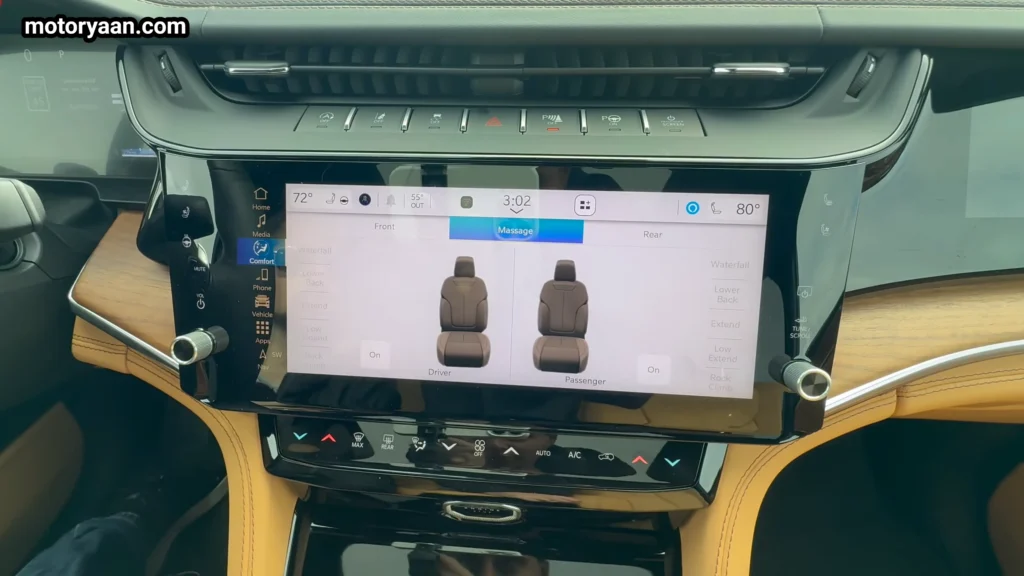 2026 Jeep Grand Cherokee L 12.3 inch infotainment touchscreen with Uconnect 5