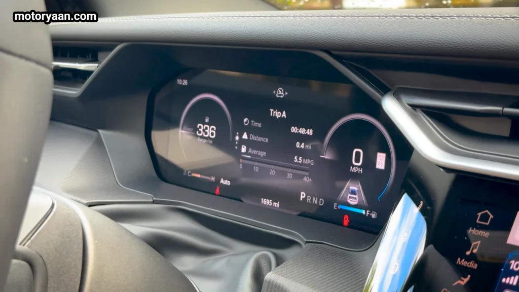 2026 Jeep Cherokee Hybrid 10.25 inch digital instrument cluster