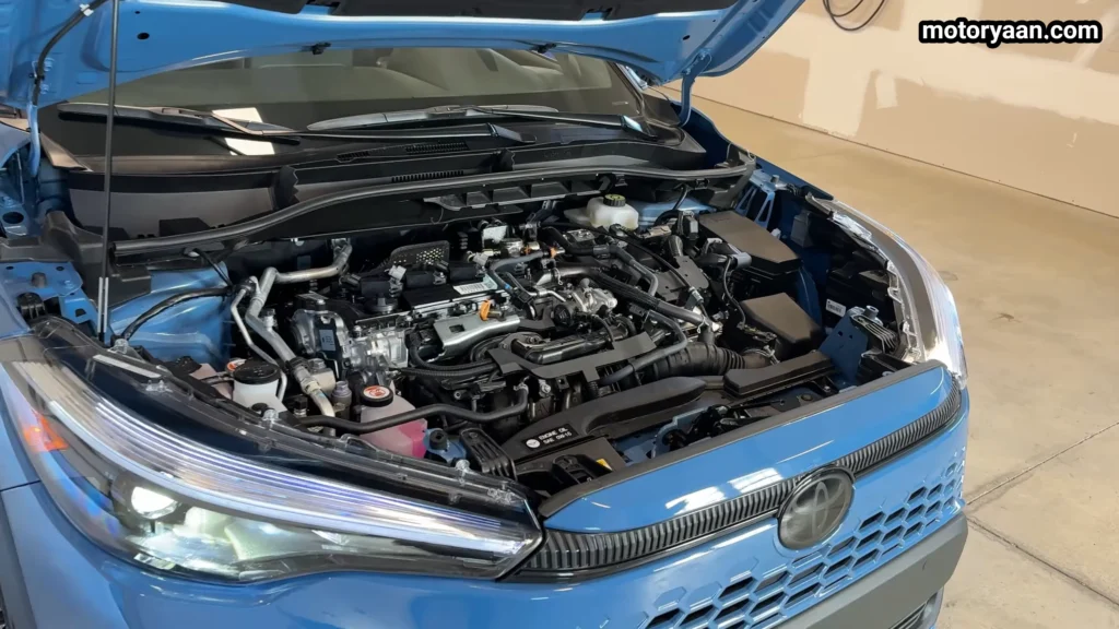 Hybrid engine bay of 2026 Toyota Corolla Cross Hybrid XSE
