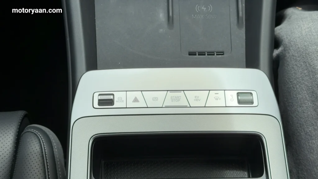BYD Sealion 8 center console start stop button and drive controls
