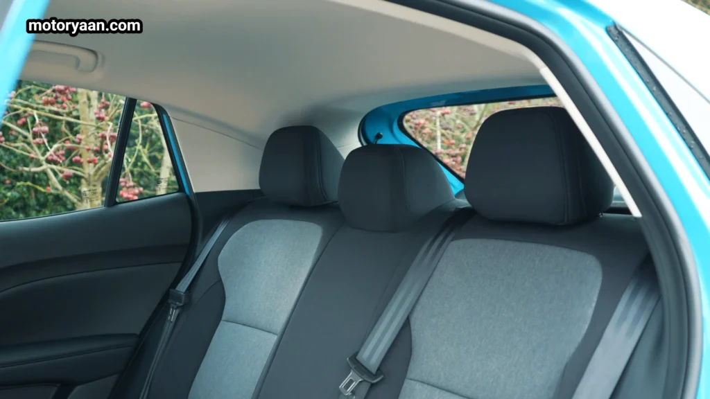 MG4 Urban rear seat second row