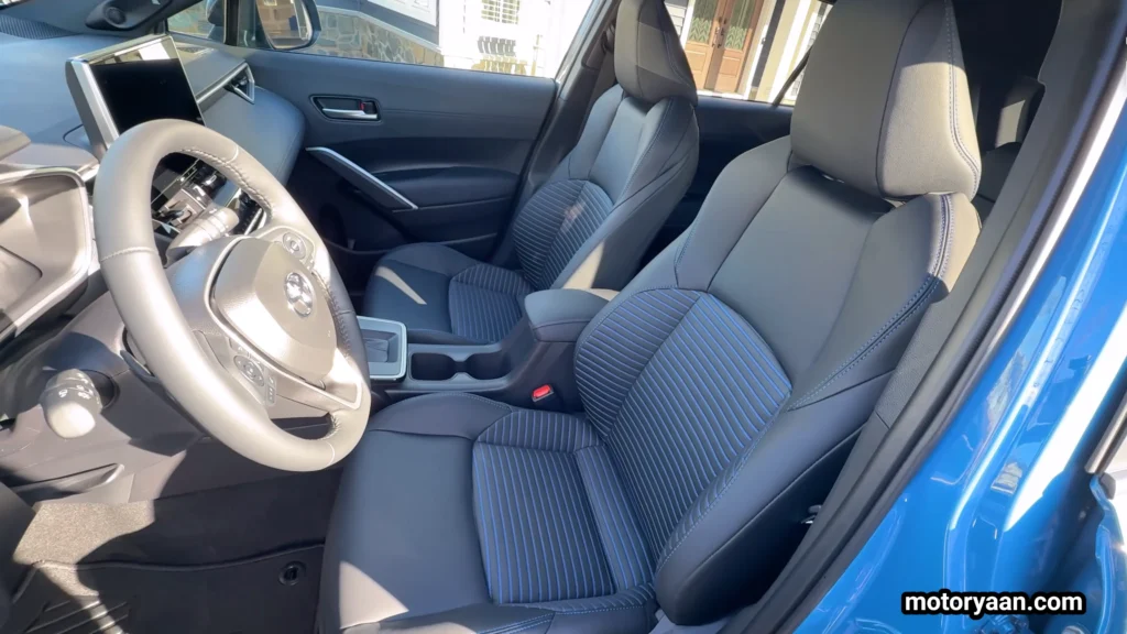 Front cabin of 2026 Toyota Corolla Cross Hybrid XSE