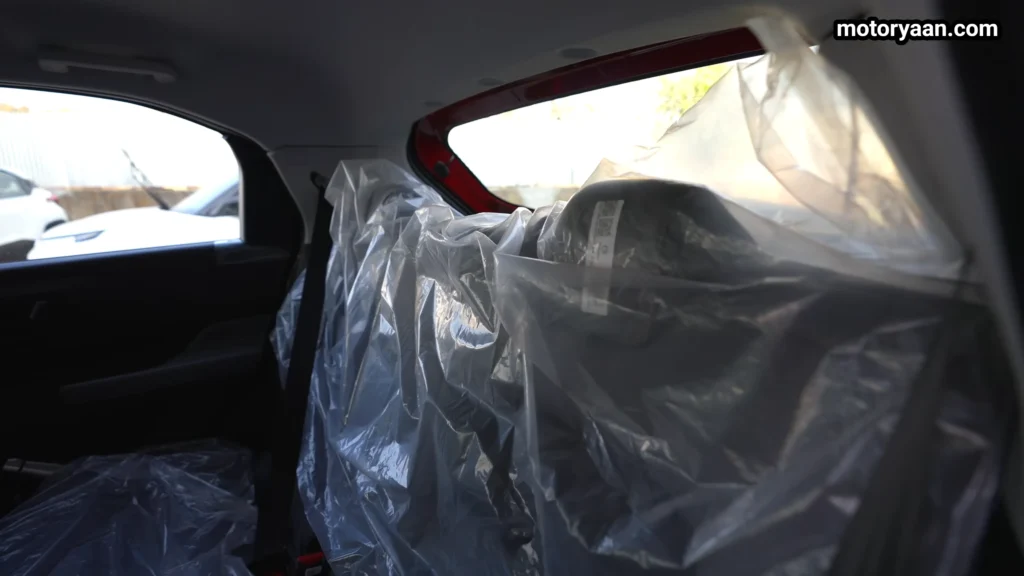 Tata Punch Adventure Variant rear seat bench