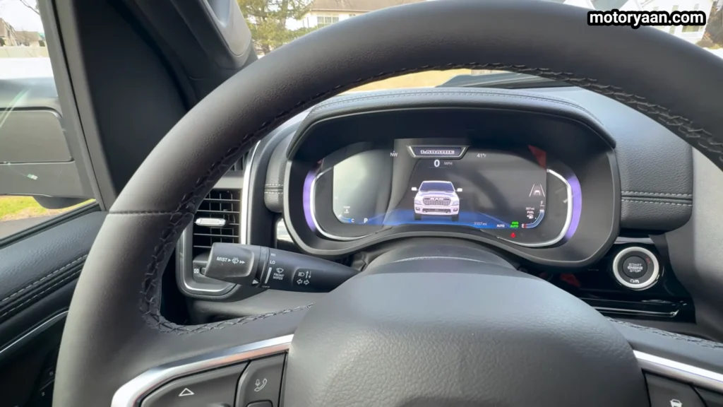 2026 Ram 1500 Laramie digital instrument cluster display