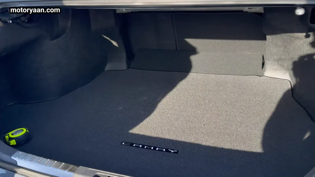 2026 Toyota Camry Hybrid trunk cargo space