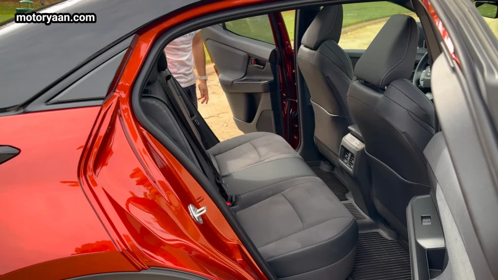 2026 Toyota CHR XSE front and rear seats interior layout