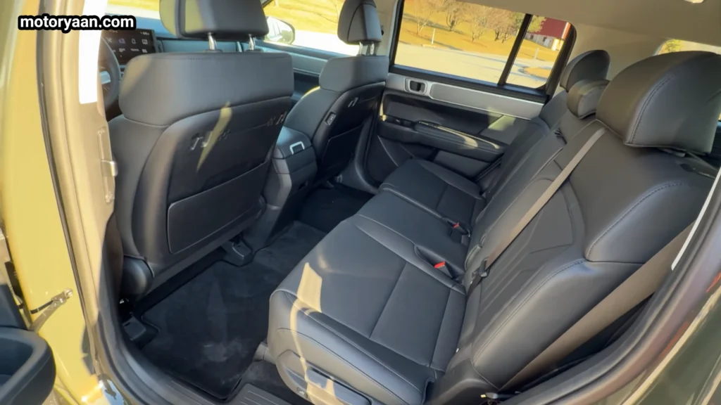 2026 Hyundai Santa Fe XRT second row bench seat with spacious legroom