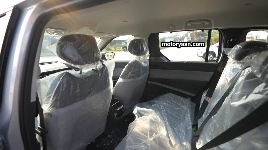 Rear Seat Space in Sierra Base Variant