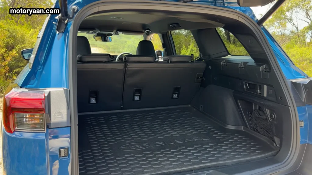 2026 Subaru Outback Wilderness boot space with seats upright