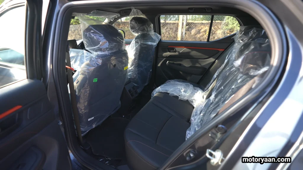 Honda Elevate Adventure Edition rear seat space