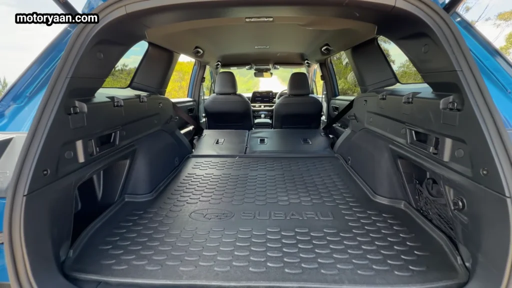 2026 Subaru Outback Wilderness boot space with rear seats folded flat