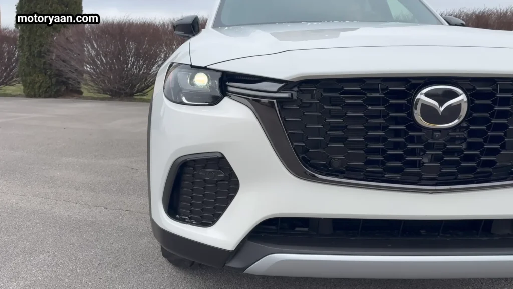 2026 Mazda CX 70 front grille and bumper close up