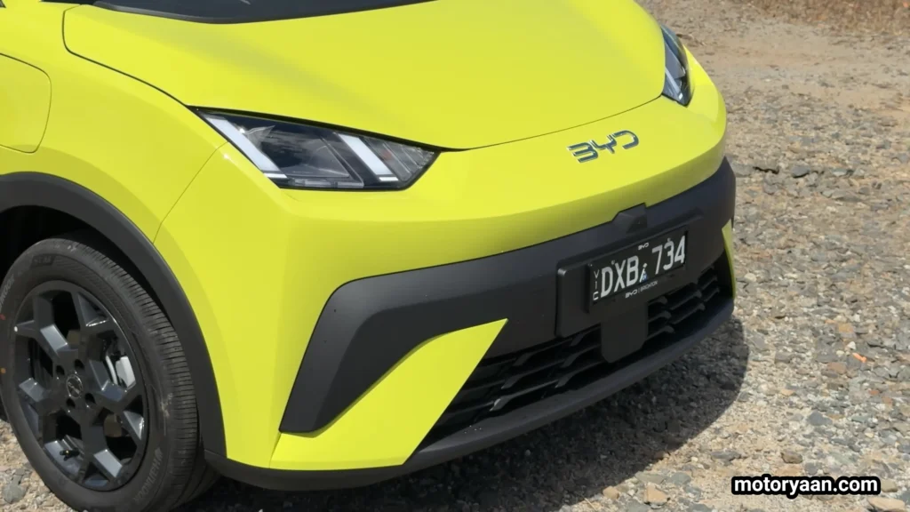 BYD1 Long Term Ownership close up of front fascia with LED headlights and aerodynamic grille design