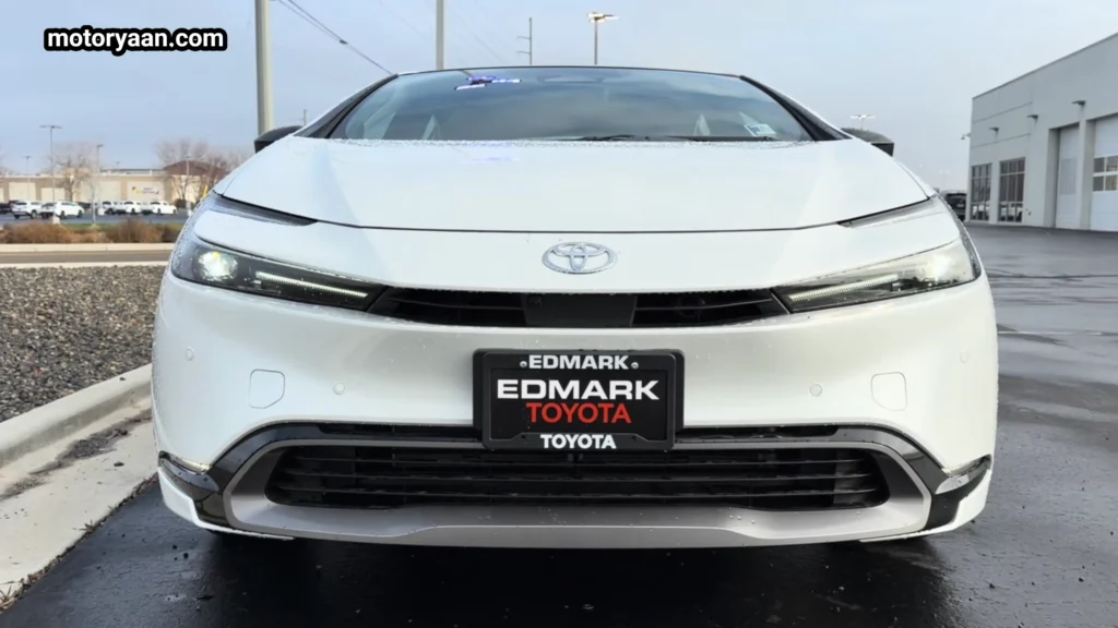 2026 Toyota Prius Limited AWD front fascia and LED headlight design