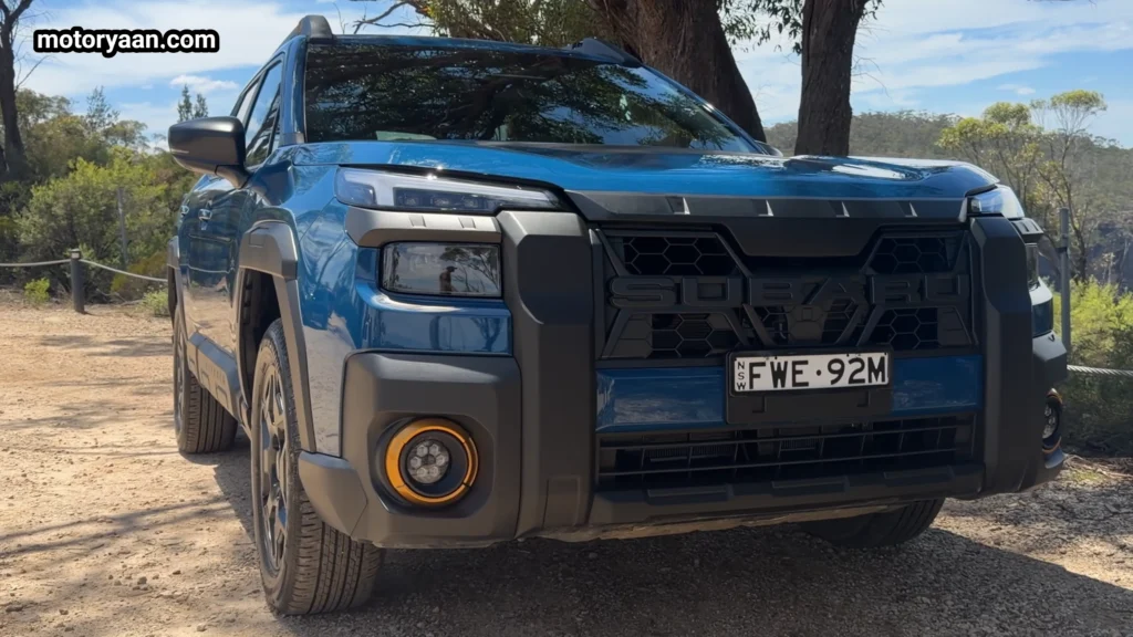 2026 Subaru Outback Wilderness full front fascia with LED headlights and bold grille