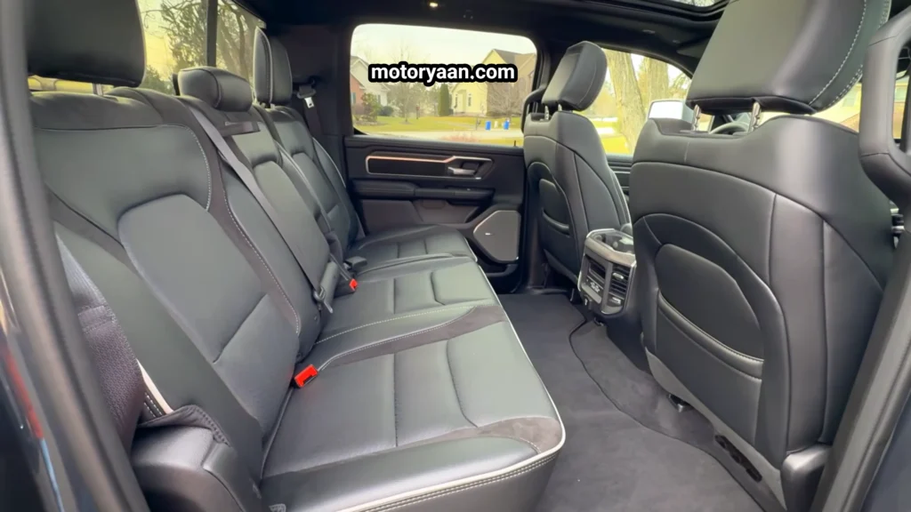 2026 Ram 1500 Laramie second row seats with spacious legroom